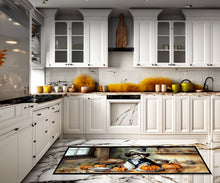 Load image into Gallery viewer, Shih Tzu Fall Kitchen Pumpkins Runner Mat 28x58