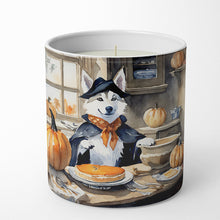 Load image into Gallery viewer, Siberian Husky Fall Kitchen Pumpkins Decorative Soy Candle