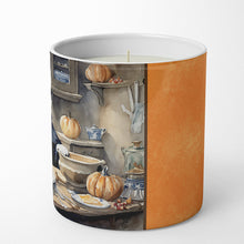 Load image into Gallery viewer, Siberian Husky Fall Kitchen Pumpkins Decorative Soy Candle