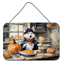 Load image into Gallery viewer, Siberian Husky Fall Kitchen Pumpkins Wall or Door Hanging Prints