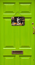 Load image into Gallery viewer, Siberian Husky Fall Kitchen Pumpkins Wall or Door Hanging Prints