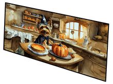 Load image into Gallery viewer, Silky Terrier Fall Kitchen Pumpkins Runner Mat 28x58