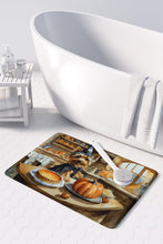 Load image into Gallery viewer, Silky Terrier Fall Kitchen Pumpkins Memory Foam Kitchen Mat