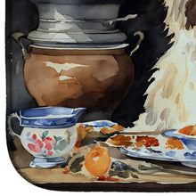 Load image into Gallery viewer, Tibetan Mastiff Fall Kitchen Pumpkins Dish Drying Mat