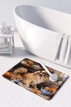 Load image into Gallery viewer, Tibetan Spaniel Fall Kitchen Pumpkins Memory Foam Kitchen Mat