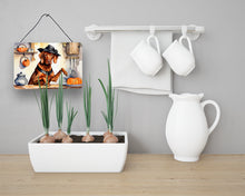 Load image into Gallery viewer, Vizsla Fall Kitchen Pumpkins Wall or Door Hanging Prints