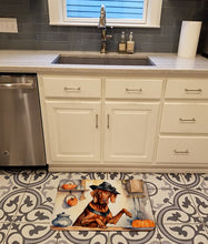 Load image into Gallery viewer, Vizsla Fall Kitchen Pumpkins Memory Foam Kitchen Mat