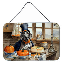 Load image into Gallery viewer, Weimaraner Fall Kitchen Pumpkins Wall or Door Hanging Prints