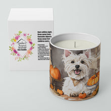 Load image into Gallery viewer, Westie Fall Kitchen Pumpkins Decorative Soy Candle