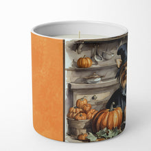 Load image into Gallery viewer, Yorkie Fall Kitchen Pumpkins Decorative Soy Candle