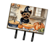 Load image into Gallery viewer, Yorkie Fall Kitchen Pumpkins Leash or Key Holder