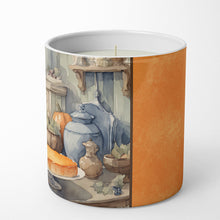 Load image into Gallery viewer, Basset Hound Fall Kitchen Pumpkins Decorative Soy Candle