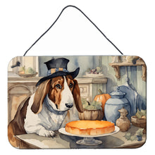 Load image into Gallery viewer, Basset Hound Fall Kitchen Pumpkins Wall or Door Hanging Prints