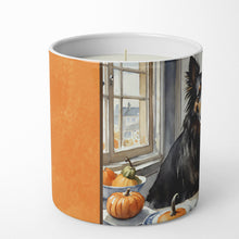 Load image into Gallery viewer, Belgian Sheepdog Fall Kitchen Pumpkins Decorative Soy Candle