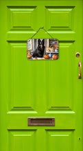 Load image into Gallery viewer, Belgian Sheepdog Fall Kitchen Pumpkins Wall or Door Hanging Prints