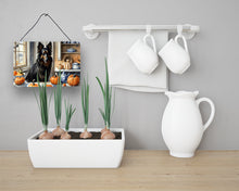 Load image into Gallery viewer, Belgian Sheepdog Fall Kitchen Pumpkins Wall or Door Hanging Prints