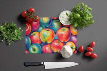 Load image into Gallery viewer, Colorful Apples Glass Cutting Boards – Durable, Decorative Kitchen Art Large