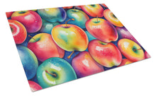 Load image into Gallery viewer, Colorful Apples Glass Cutting Boards – Durable, Decorative Kitchen Art Large