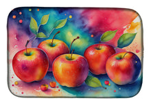 Load image into Gallery viewer, Colorful Apples Dish Drying Mat