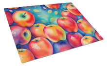 Load image into Gallery viewer, Colorful Apples Glass Cutting Boards – Durable, Decorative Kitchen Art Large