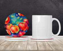 Load image into Gallery viewer, Colorful Apples Large Sandstone Coasters Pack of 4
