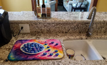 Load image into Gallery viewer, Colorful Blueberries Dish Drying Mat