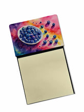Load image into Gallery viewer, Colorful Blueberries Sticky Note Holder- Refiilable Desk Accessory Note Pad