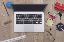 Load image into Gallery viewer, Colorful Cherries Sticky Note Holder- Refiilable Desk Accessory Note Pad
