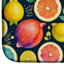 Load image into Gallery viewer, Colorful Lemons Dish Drying Mat
