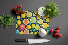 Load image into Gallery viewer, Colorful Lemons Glass Cutting Boards – Durable, Decorative Kitchen Art Large