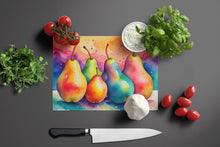 Load image into Gallery viewer, Colorful Pears Glass Cutting Boards – Durable, Decorative Kitchen Art Large