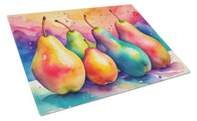 Load image into Gallery viewer, Colorful Pears Glass Cutting Boards – Durable, Decorative Kitchen Art Large