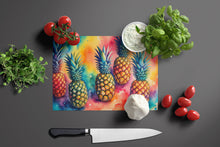 Load image into Gallery viewer, Colorful Pineapples Glass Cutting Boards – Durable, Decorative Kitchen Art Large