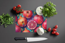Load image into Gallery viewer, Colorful Pomegranates Glass Cutting Boards – Durable, Decorative Kitchen Art Large