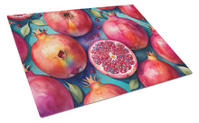 Load image into Gallery viewer, Colorful Pomegranates Glass Cutting Boards – Durable, Decorative Kitchen Art Large