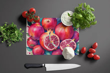 Load image into Gallery viewer, Colorful Pomegranates Glass Cutting Boards – Durable, Decorative Kitchen Art Large