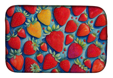 Load image into Gallery viewer, Colorful Strawberries Dish Drying Mat