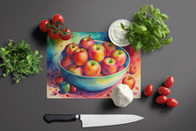 Load image into Gallery viewer, Colorful Apples Glass Cutting Boards – Durable, Decorative Kitchen Art Large