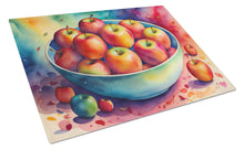 Load image into Gallery viewer, Colorful Apples Glass Cutting Boards – Durable, Decorative Kitchen Art Large