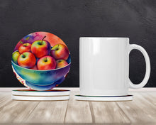 Load image into Gallery viewer, Colorful Apples Large Sandstone Coasters Pack of 4