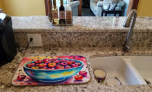 Load image into Gallery viewer, Colorful Cherries Dish Drying Mat