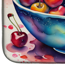 Load image into Gallery viewer, Colorful Cherries Dish Drying Mat
