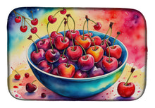 Load image into Gallery viewer, Colorful Cherries Dish Drying Mat