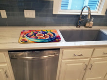 Load image into Gallery viewer, Colorful Figs Dish Drying Mat