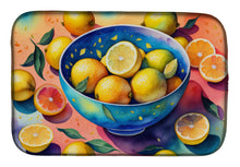 Load image into Gallery viewer, Colorful Lemons Dish Drying Mat