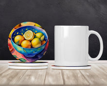 Load image into Gallery viewer, Colorful Lemons Large Sandstone Coasters Pack of 4