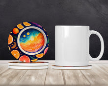 Load image into Gallery viewer, Colorful Oranges Large Sandstone Coasters Pack of 4