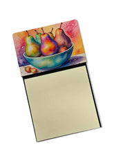Load image into Gallery viewer, Colorful Pears Sticky Note Holder- Refiilable Desk Accessory Note Pad