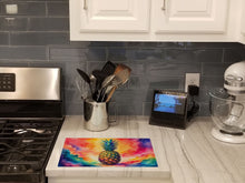 Load image into Gallery viewer, Colorful Pineapple Glass Cutting Boards – Durable, Decorative Kitchen Art Large