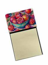 Load image into Gallery viewer, Colorful Pomegranates Sticky Note Holder- Refiilable Desk Accessory Note Pad